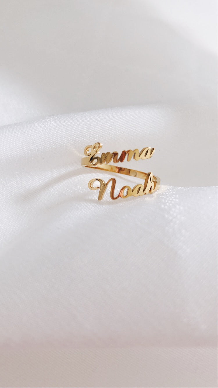 Personalized Name Ring