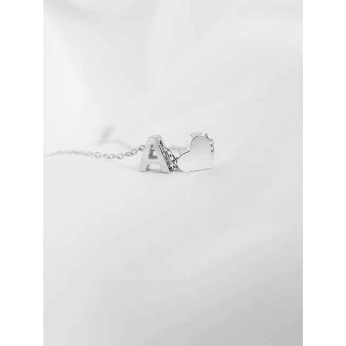 Initial Heart Necklace